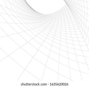 architecture abstract design 3d. Vector illustration 