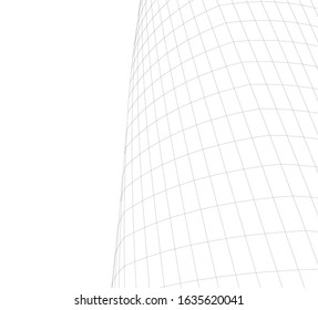 architecture abstract design 3d. Vector illustration 