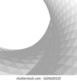 architecture abstract design 3d. Vector illustration 