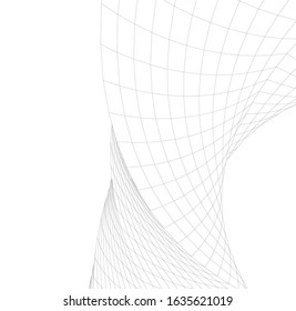 architecture abstract design 3d. Vector illustration 