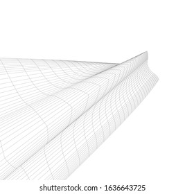 architecture abstract design 3d. Vector illustration 