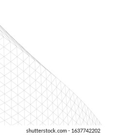 architecture abstract design 3d. Vector illustration 