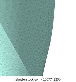 architecture abstract design 3d. Vector illustration 