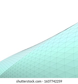 architecture abstract design 3d. Vector illustration 