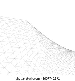 architecture abstract design 3d. Vector illustration 