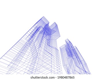  Architecture abstract design digital background