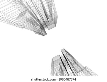  Diseño abstracto de arquitectura de fondo digital