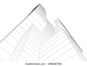  Diseño abstracto de arquitectura de fondo digital