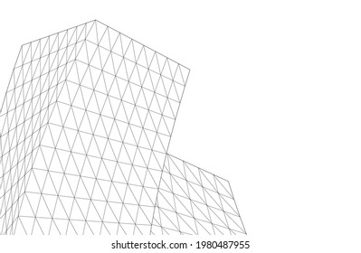  Architecture abstract design digital background