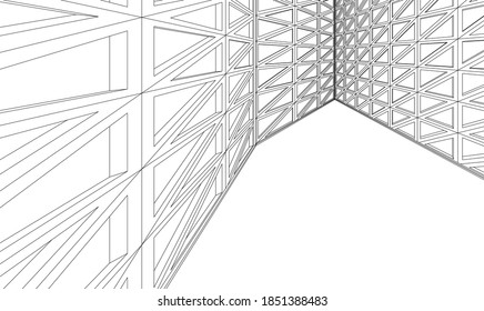
architecture abstract geometry design geometric background 3d graphics