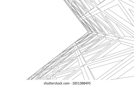 
architecture abstract geometry design geometric background 3d graphics