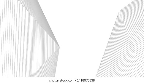 
architecture abstract graphics 3d illustration
