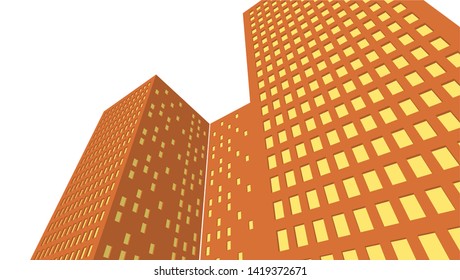 architecture abstract graphics 3d illustration