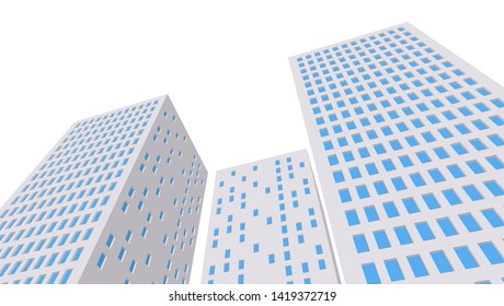 architecture abstract graphics 3d illustration