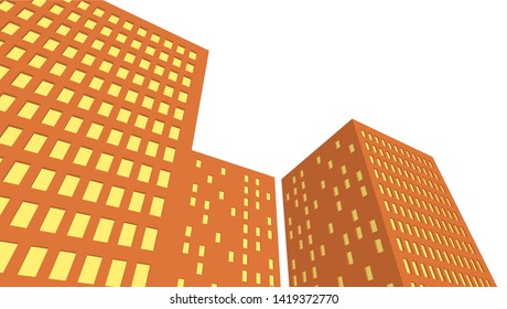 architecture abstract graphics 3d illustration