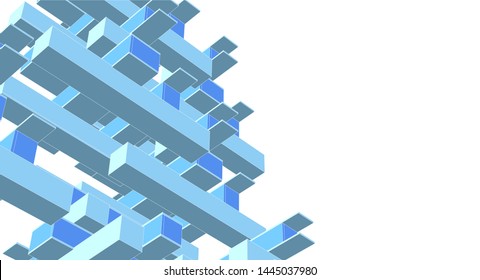 architecture abstract graphics 3d illustration