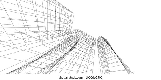 architecture background 3d 