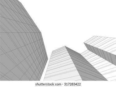 Architecture background. Building construction