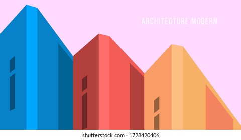 Diseño de fondo de arquitectura vector Elementos geométricos Diseño de arquitectura Resumen moderno