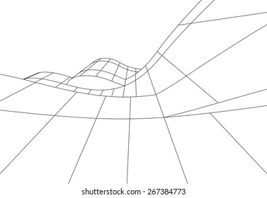 Architecture background. Modern building