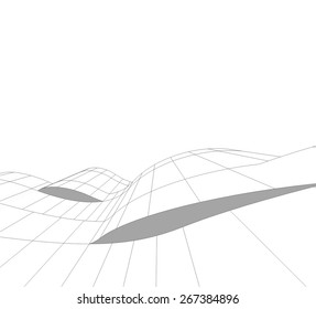 Architecture background. Modern building