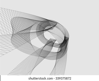 Architecture background. Modern building