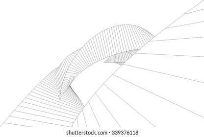 Architecture background. Modern building