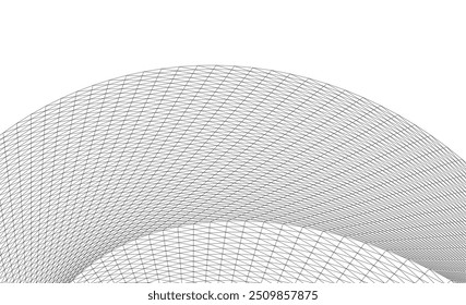 Vetor de fundo da arquitetura ilustração 3d sobre fundo branco