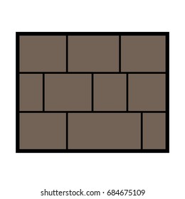 Architecture, bricks, building, cement, construction icon