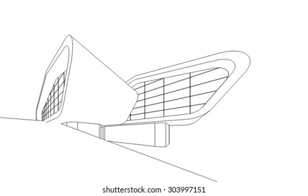 architecture building