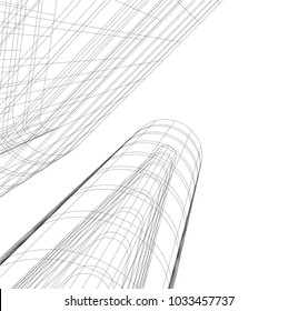 architecture building 3d