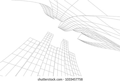 architecture building 3d