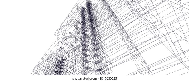 architecture building 3d