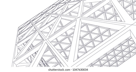 architecture building 3d