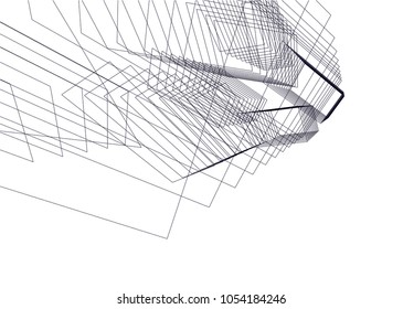 architecture building 3d 
