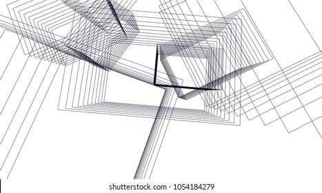 architecture building 3d 