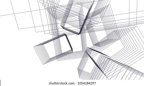 architecture building 3d 