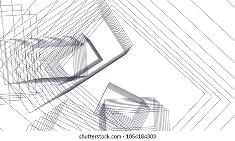 architecture building 3d 