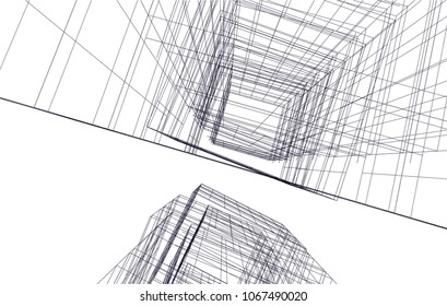 architecture building 3d 