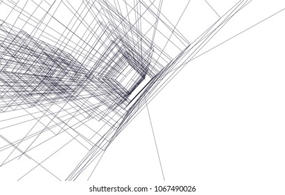 architecture building 3d 