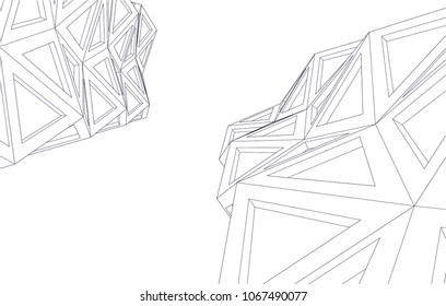 architecture building 3d 