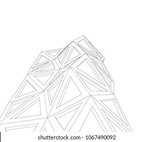 architecture building 3d 