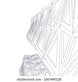 architecture building 3d 