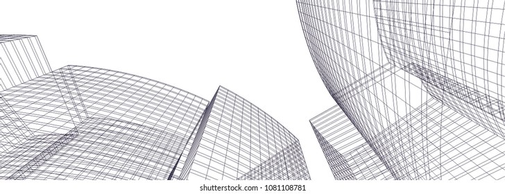 architecture building 3d