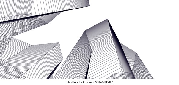 architecture building 3d 