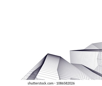 architecture building 3d 