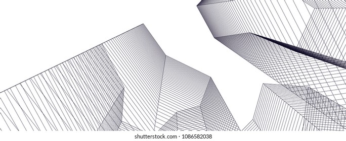 architecture building 3d 