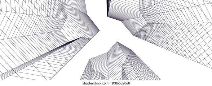 architecture building 3d 