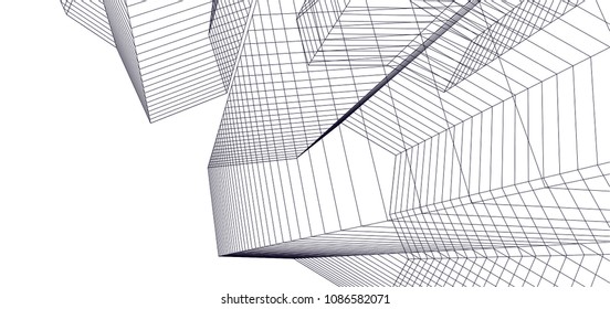 architecture building 3d 