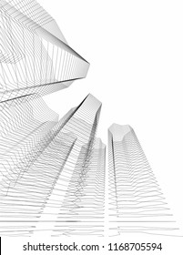 architecture building 3d 